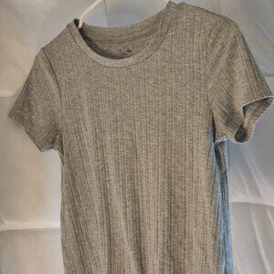 Set of 2 tie front Sweet Tea shirts by Pink Rose size XS gray and black